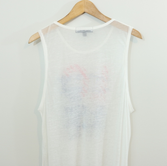 Almost Famous Cotton Love Graphic Fringe Boho Top - Picture 6 of 8